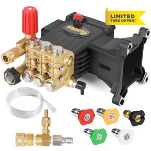 TOOLCY Pressure Washer Pump 3600-4000 PSI Max