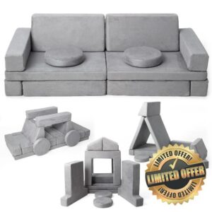 12 Pcs Modular Kids Play Couch