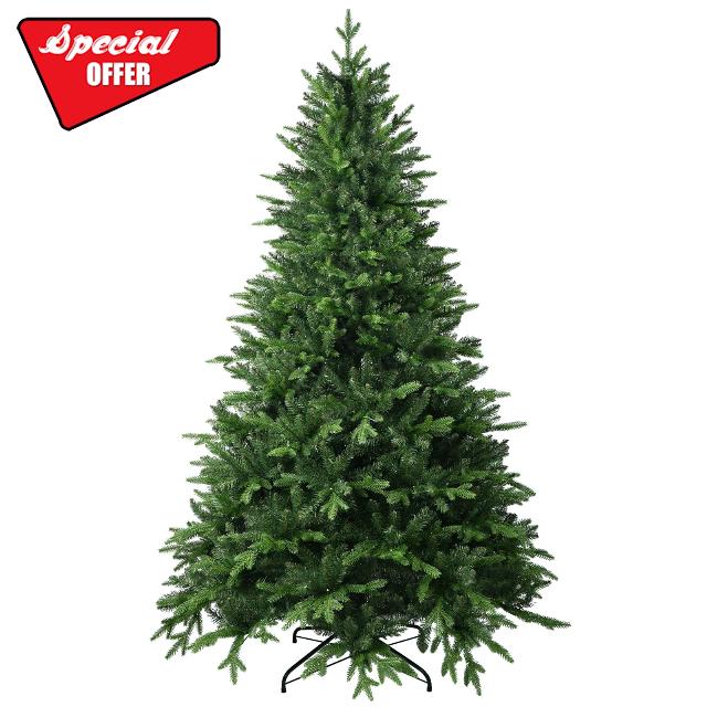 6FT Artificial Christmas Tree with 1413 PE&PVC Mixed Branch Tips