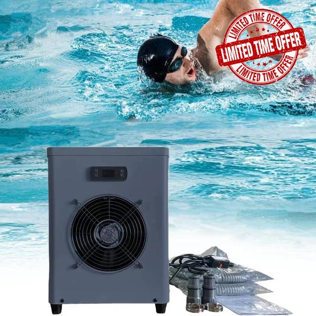 IIS Upgrade 15000 Btu 110V Auto-Defrosting Swimming Pool Heater Pump
