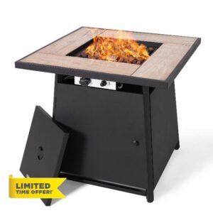 Outdoor Fire Pit Table 28 Inch