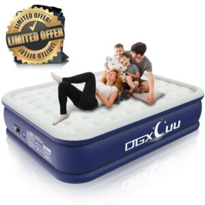 OGXCUU Queen Air Mattress with Built in Pump