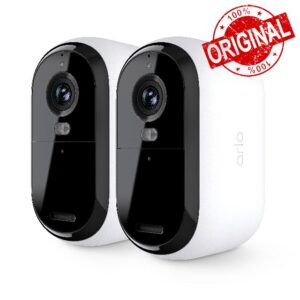Arlo Essential 2K Outdoor Security Camera (2nd Generation) – 2 Pack – Outdoor & Indoor Wireless Camera