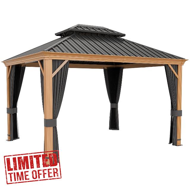 ZEPYARD 10x12 FT Hardtop Gazebo