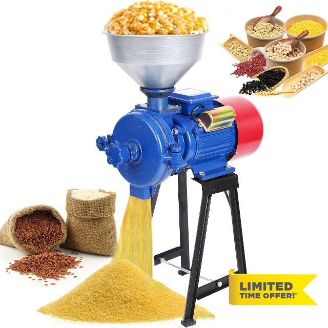 MLGBZ Electric Grain Mill Grinder Corn Grinder