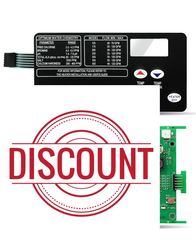 BOQNZN 2023 Upgraded 42002-0007S 461105 Pool Heater Control Board kit Compatible with Mastertemp NA and LP Series Pool Spa Heater Electrical Systems