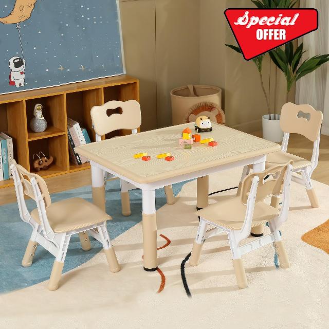 Ybaiwana Toddler Table and Chair Set