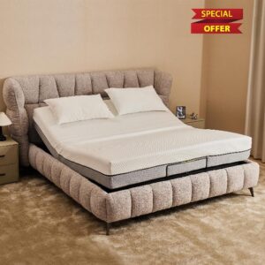 HAUSHECK King Adjustable Bed Base with Zero Gravity