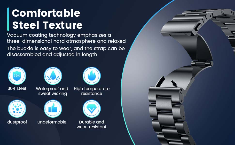 mens smart watches with strap can be disassembled and adjusted in length