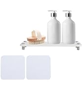 4 Pcs Water Absorbent Diatomite Tray, Fast Drying Stone Sink Tray, Diatomaceous Earth Kitchen Soa...