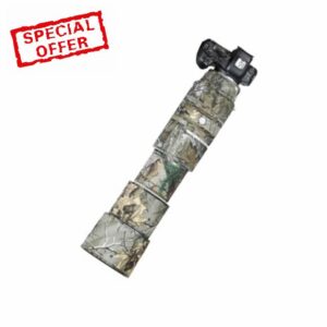 MUEAST Waterproof Lens Cover Camera Rain Cover  for Canon RF 200-800mm F/6.3-9 is USM Lens Protection Sleeve(Color: # Withered Leaf Camouflage)