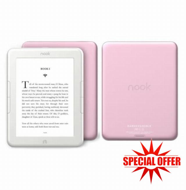 Barnes & Noble Nook GlowLight 4 Pearl Pink Limited Edition