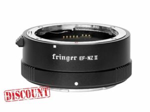 Fringer EF-NZ II Lens Mount Adapter Autofocus Ring Built-in Electronic Aperture Automatic Compatible with Canon EOS EF Lens to Compatible with Nikon Z Mount Camera ZFC Bayonet Z9 Z8 Z7II Z7 Z6II Z50