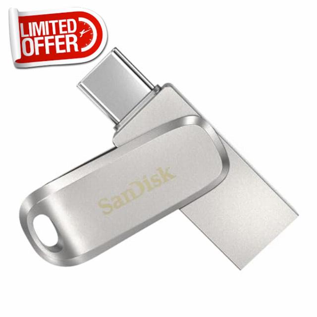 SanDisk 1TB Ultra Dual Drive Luxe USB Type-C - Up to 400MB/s - SDDDC4-1T00-GAM46