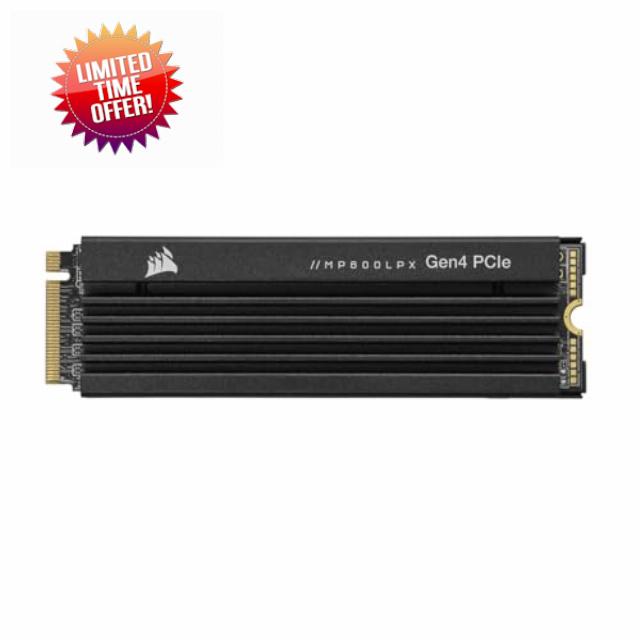 Corsair MP600 PRO LPX 8TB M.2 NVMe PCIe x4 Gen4 SSD - Optimized for PS5 (Up to 7