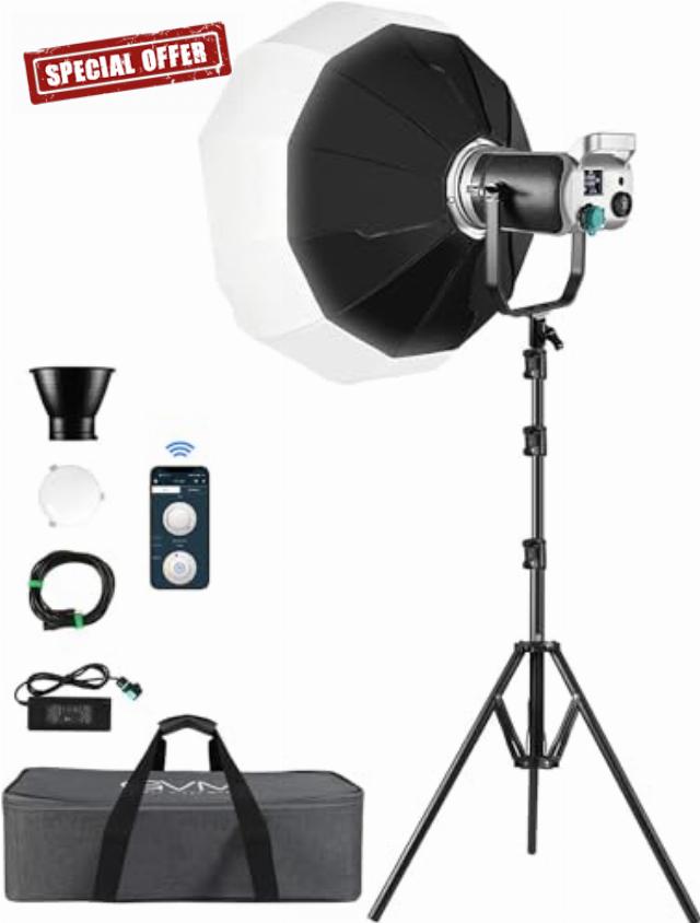 GVM LED Video Light with Bowens Mount