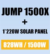 VTOMAN Jump 600X portable power station with 220W solar panel