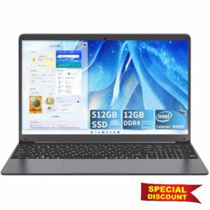 SGIN Laptop 15.6 inch IPS FHD Display