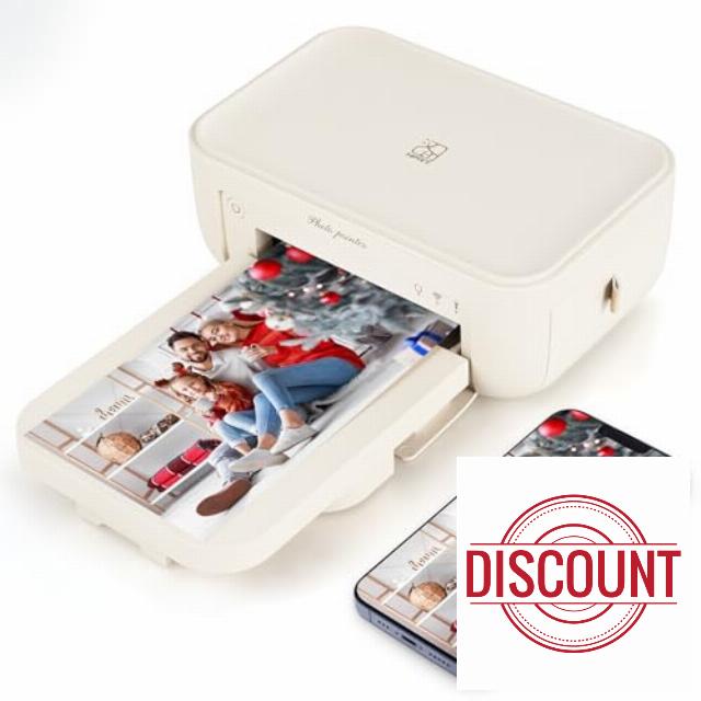HPRT 4x6 Photo Printers CP4100 Thermal Sublimation 300 DPI High Resolution