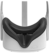 AMVR Resilient VR Facial Vent Soft Interface Bracket for Quest 2 & Anti-Leakage Light PU Leather ...