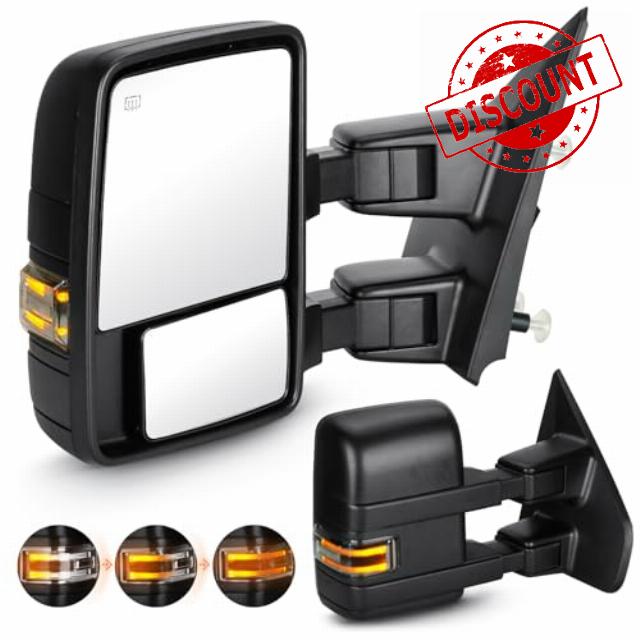 Pair of Heated Towing Mirrors Fit for 2004-2014 Ford F-150