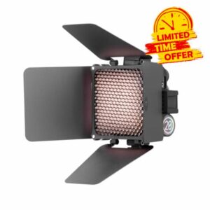 ZHIYUN FIVERAY M20 Combo LED Photography Continuous Lighting 20W Bi-Color 2700K-6500K with Magnetic Barn Door Diffuser CRI 95+ TLCI 97+