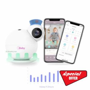 iBaby i6 Blue Smart Baby Monitor with Breathing and Sleeping Analysis