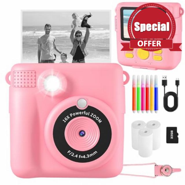Kids Camera Instant Print