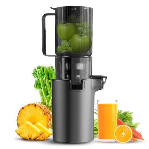 4.1-inch (104MM) Slow Cold Press Juicer with Extra Wide Feed Chute