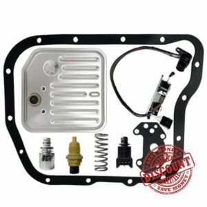 A518 46RE 48RE Transmission Filter Kit with Solenoid & Sensor Set Compatible with Dodge Jeep Chrysler 2000-up