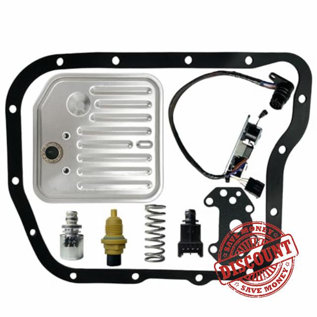 A518 46RE 48RE Transmission Filter Kit with Solenoid & Sensor Set Compatible with Dodge Jeep Chrysler 2000-up