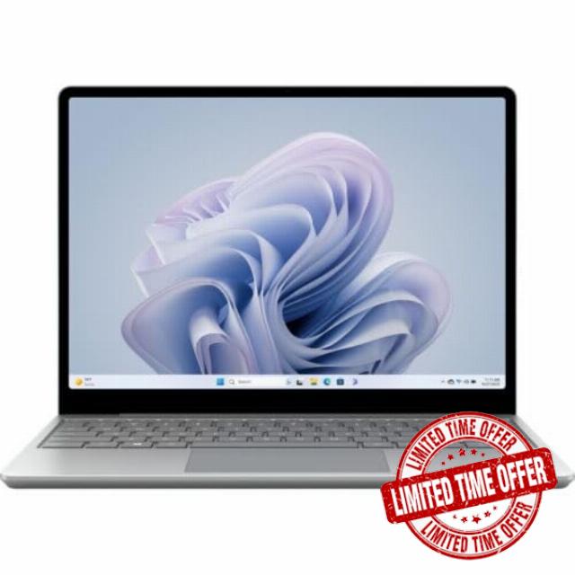 Microsoft Surface Laptop Go 3 | Ultra-Thin 12.4” Touchscreen Laptop | Intel Core i5 | 8GB RAM | 256GB SSD | Platinum | Windows 11 Home | 2023 Model