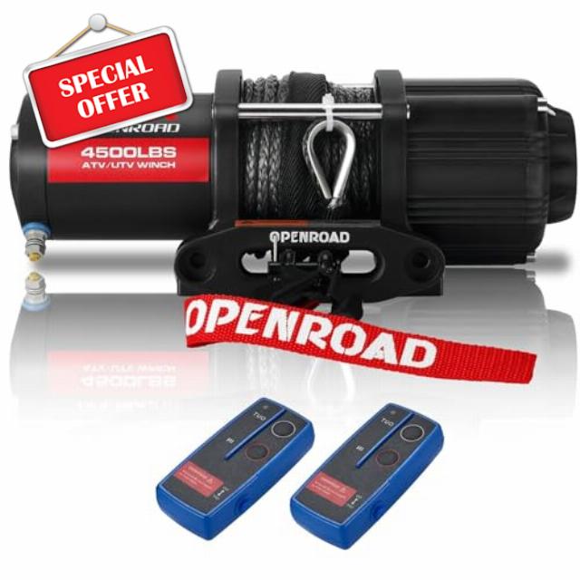 OPENROAD 4500 lb ATV/UTV Winch