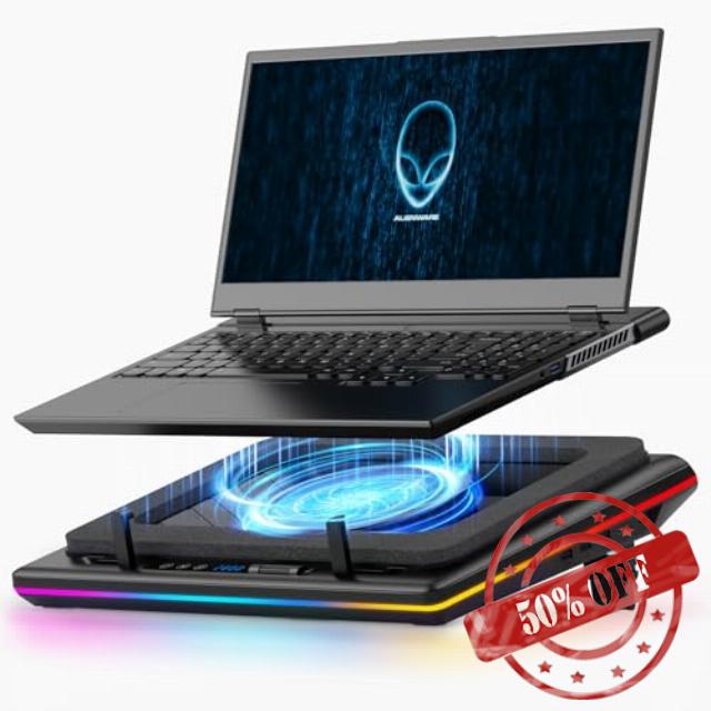 2023 New Gaming Laptop Cooling Pad with Powerful Turbofan