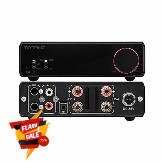Topping PA5 II Balanced AMP 100W x 2 Class D Audio Amplifier(Black)