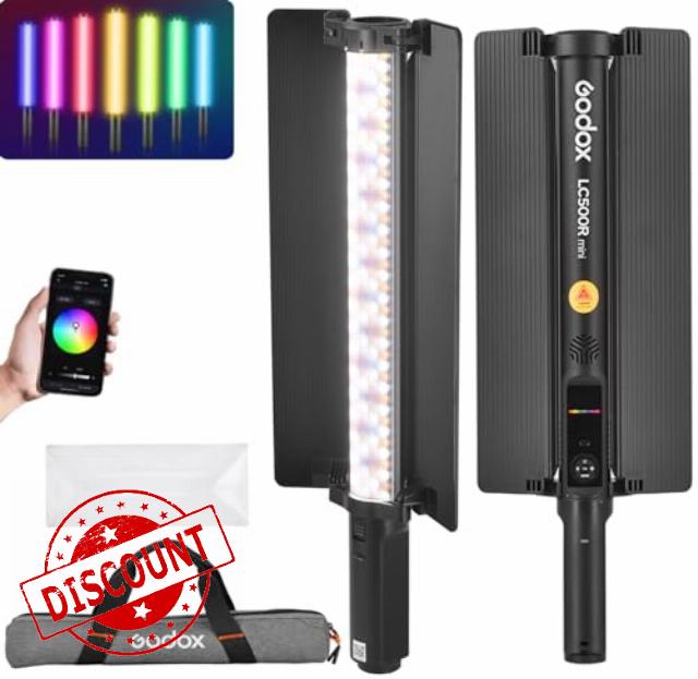 Godox LC500R Mini Handheld RGB Tube Light