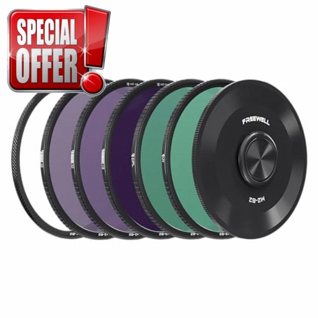 Freewell M2 Magnetic Quick Swap 5-Pack 82mm ND8