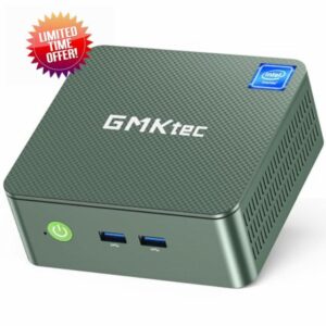GMKtec Mini Computers Intel Alder Lake N100 Windows 11 Pro (3.4GHz)