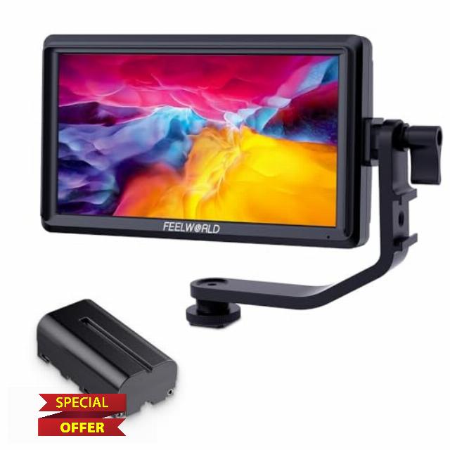 FEELWORLD S55 5.5 inch Camera DSLR Field Monitor with F550 Battry 2200mAh