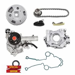 SUSUCAR 5.7 Hemi Timing Chain Kit with Oil Pump Water Pump Replacement for 2009-2015 Dodge Ram 1500 2500 3500 5.7L Engine 53022243AF 53022192AF