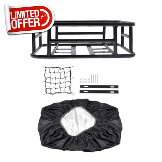 Qianly Bike Rear Basket Bike Cargo Rack