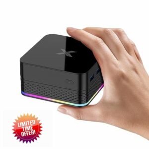 New Mini PC 16GB RAM 512GB ROM M.2 SSD Mini Desktop Computer Built-in Intel Alder Lake -N95(up to 3.4Ghz) 4-Core CPU Micro PC with Dual WiFi Bluetooth 4.2 Gigabit Ethernet HDMI 4K USB 3.1