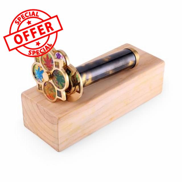 AL QAYIM Handmade Brass Kaleidoscopes for Adults - Vintage Aesthetic
