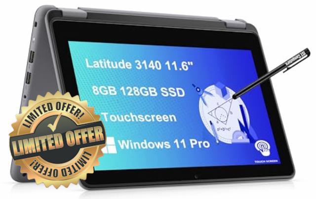 Dell Latitude 3000 3140 2-in-1 Laptop (11.6" HD Touchscreen