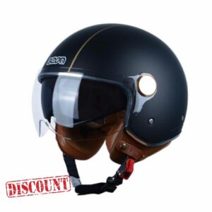 BEON Open Face Motorcycle Helmet for Adults