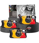 Disposable Cameras Multipack - Includes 2X Power Flash Kodak Disposable Cameras with 39 EXP ISO 8...