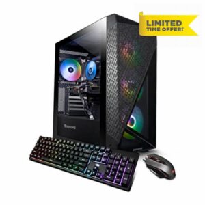 iBuyPower SlateMesh Gaming PC Computer Desktop SlateMeshA5N4601 (AMD Ryzen 5 7600