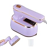 Portable Mini Steam Iron,2 in 1 1000w Handheld Travel Iron,20s Fast Heating Clothes Steamer,Small...