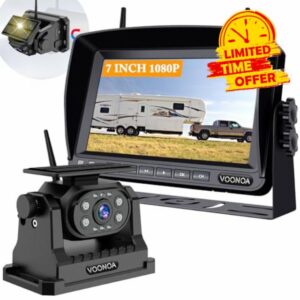 Solar Wireless Magnetic Backup Camera