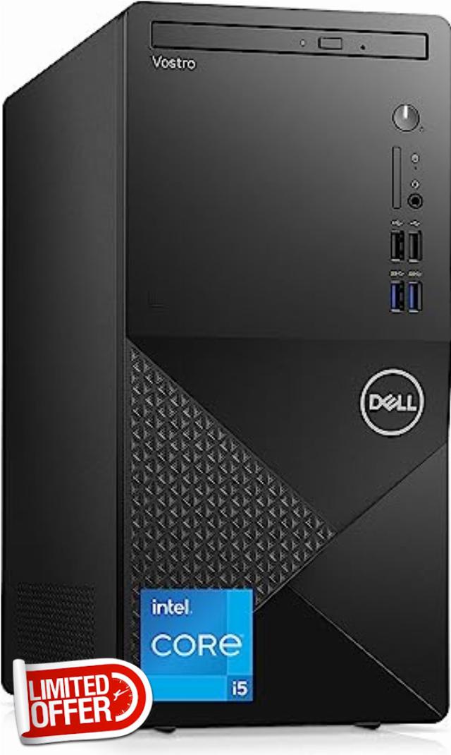 Dell Vostro 3910 Desktop Computer | 12th Gen Intel Core i5-12400 Processor | Intel UHD Graphics 730 | WiFi 6 | DVD-RW | Display Port | HDMI | Windows 11 Pro (16GB RAM | 1TB SSD)